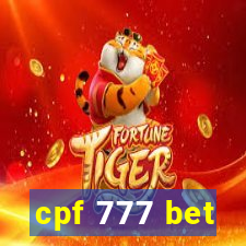 cpf 777 bet