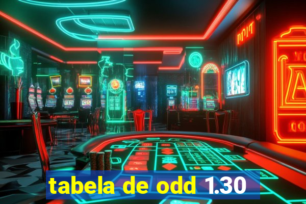 tabela de odd 1.30