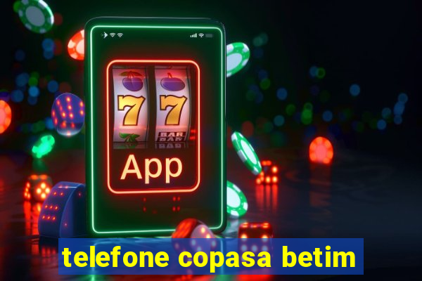 telefone copasa betim