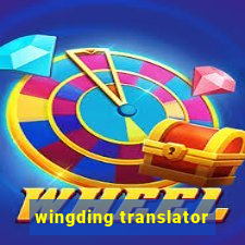 wingding translator