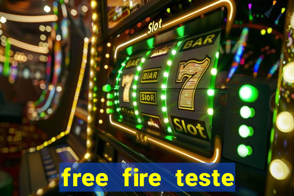 free fire teste grátis jogar agora