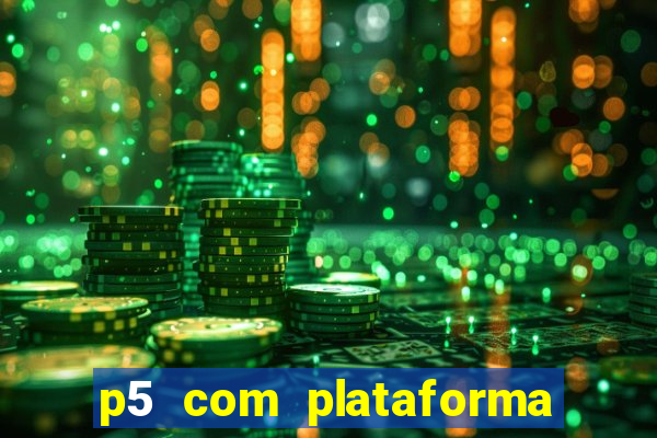 p5 com plataforma de jogos