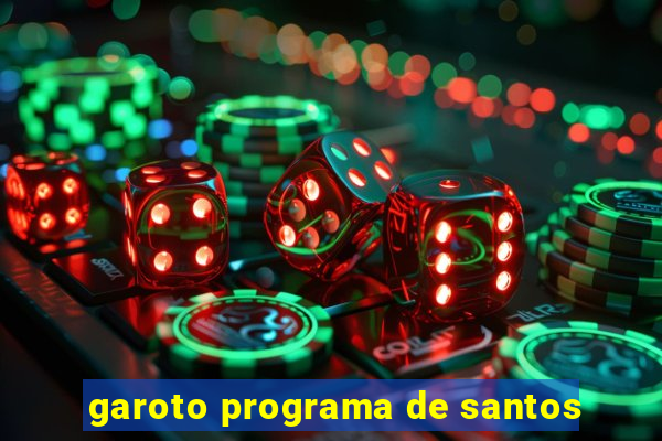 garoto programa de santos