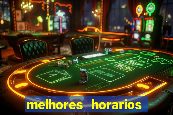 melhores horarios pagantes fortune tiger